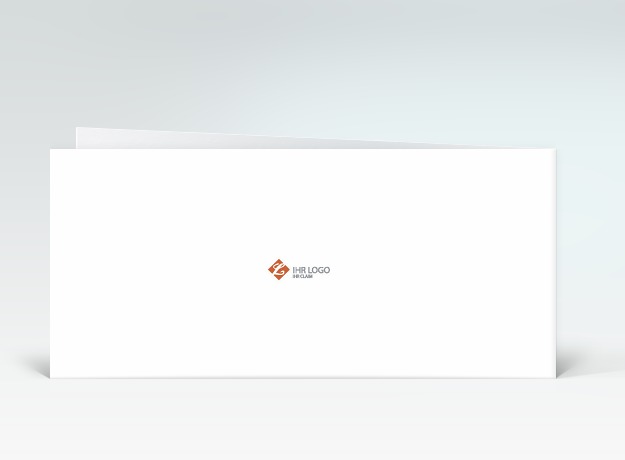 Danksagung Blütenvielfalt vielen Dank orange Rückseite