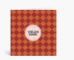 Danksagungen: Rot-Orange kariert Vielen Dank DK1032