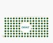 Danksagungen: Blumenmuster Danke grün DK1210