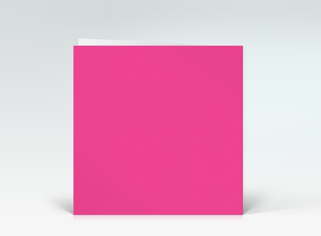 Danksagung Danke mit Herz pink Rückseite