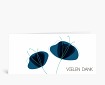 Danksagungen: Zwei Mohnblumen in blau vielen Dank DK992