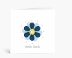 Danksagungen: Zarte Blume in blau vielen Dank DK999