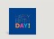 Geburtstagskarte Geburtstag typografisch Blau Vorderseite Thumb