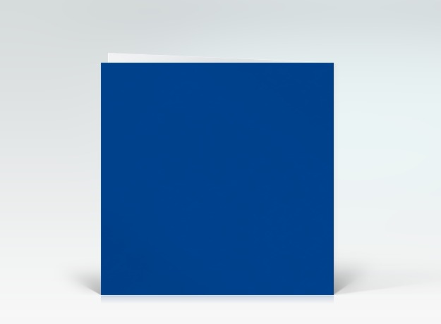 Geburtstagskarte Geburtstag typografisch Blau Rückseite