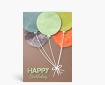 Geburtstagskarten: Happy Birthday bunte Luftballons DK2276