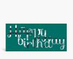 Geburtstagskarten: Happy Birthday geschwungen in grau auf grün DK835