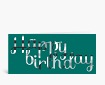 Geburtstagskarten: Happy Birthday geschwungen in grau auf grün DK835
