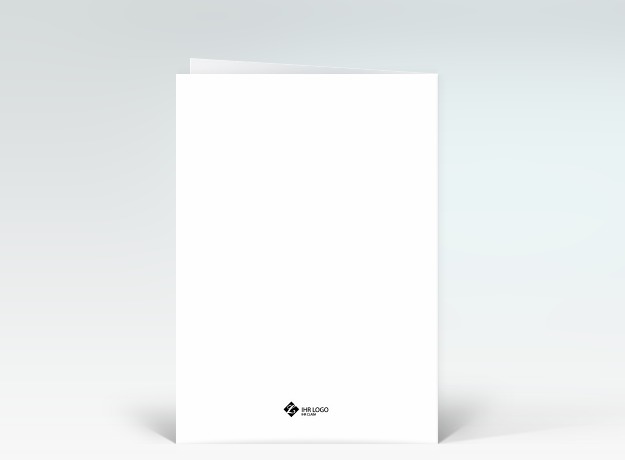Geburtstagskarte Happy Birthday typografisch schwarz-weiß Rückseite