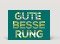 Genesungskarte Postkarte Gute Besserung gestreift grün Vorderseite Thumb