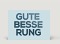 Genesungskarte Postkarte Gute Besserung blau Vorderseite Thumb