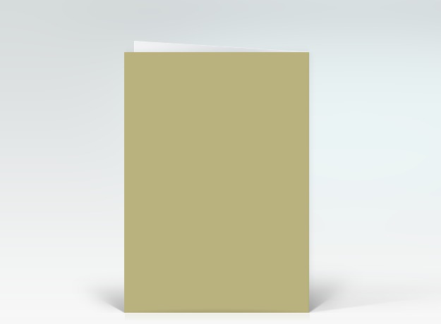 Glückwunschkarte Huhu, Geburtstagsgruß typografisch grün Rückseite