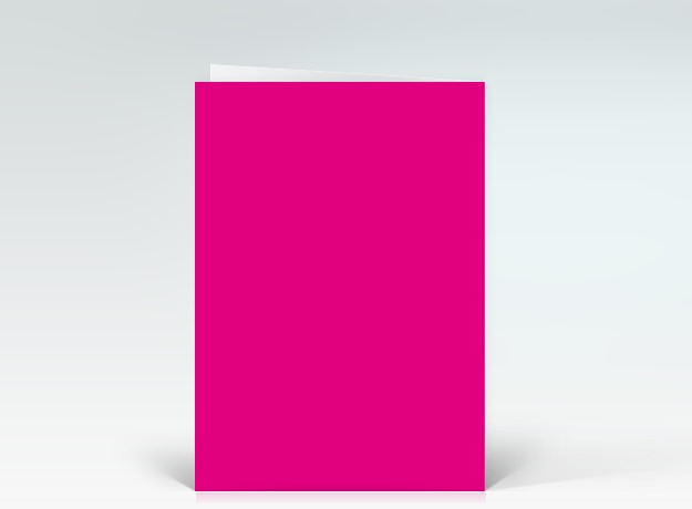 Glückwunschkarte Glückwünsche Kreuzworträtsel pink Rückseite
