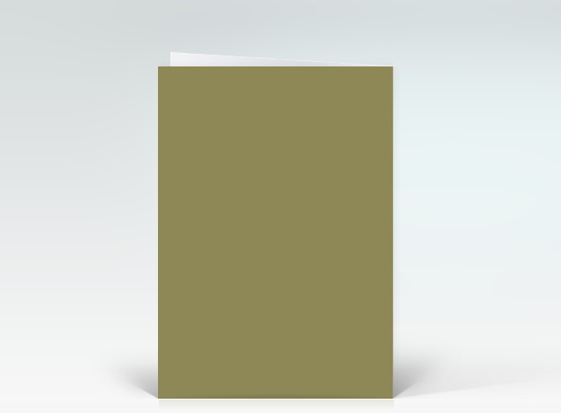 Glückwunschkarte Glückwünsche Kreuzworträtsel goldbeige Rückseite