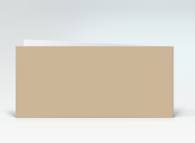 Glückwunschkarte Schmetterlinge beige Rückseite